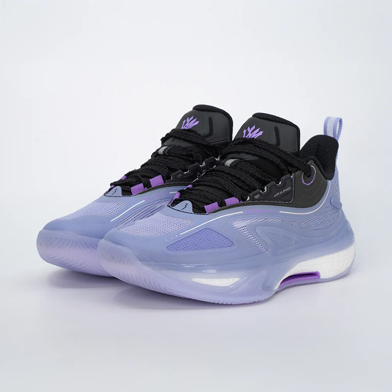 Kids Basketball Shoes "Light Purple" - Image 3