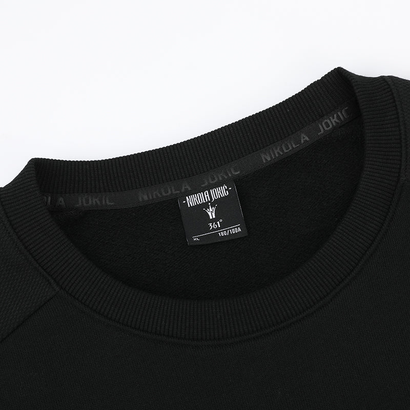 Nikola Jokić - Crown Sweater - Black - Image 5