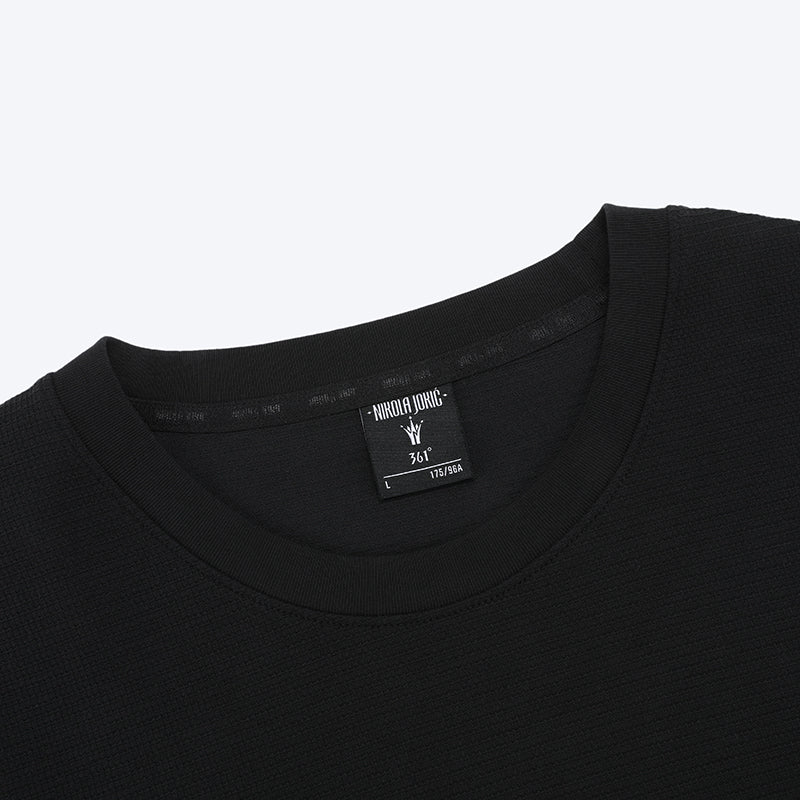 Nikola Jokić - Crown Waffle T-shirt - Black - Image 5