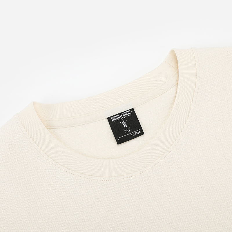 Nikola Jokić - Crown Waffle T-shirt - White - Image 5